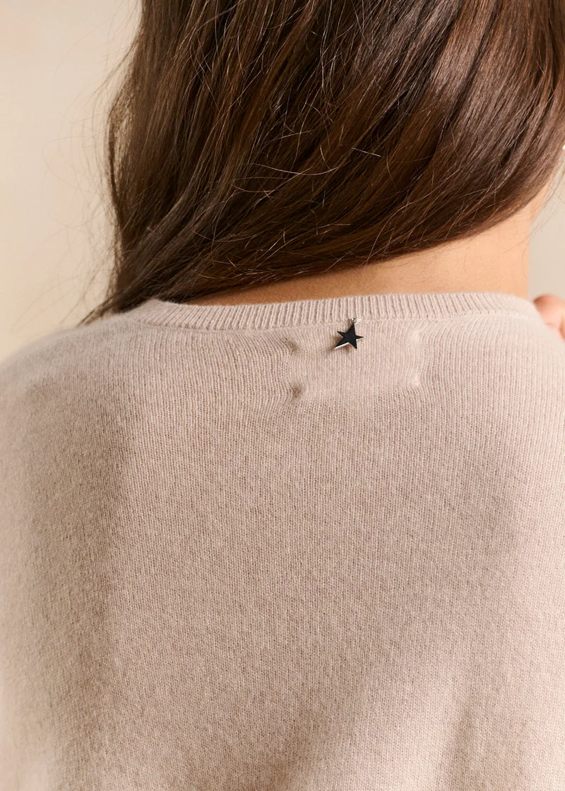 Pull cachemire col V ample