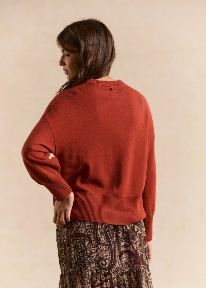 Pull cachemire coupe ample