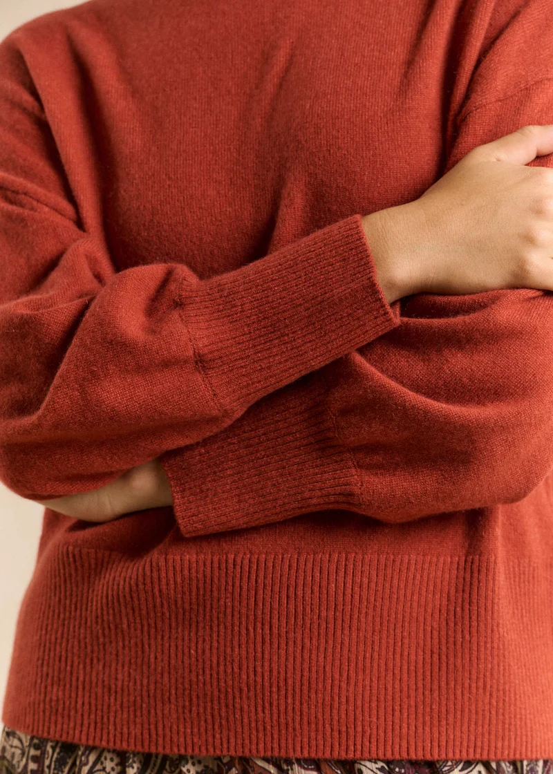 Pull cachemire coupe ample