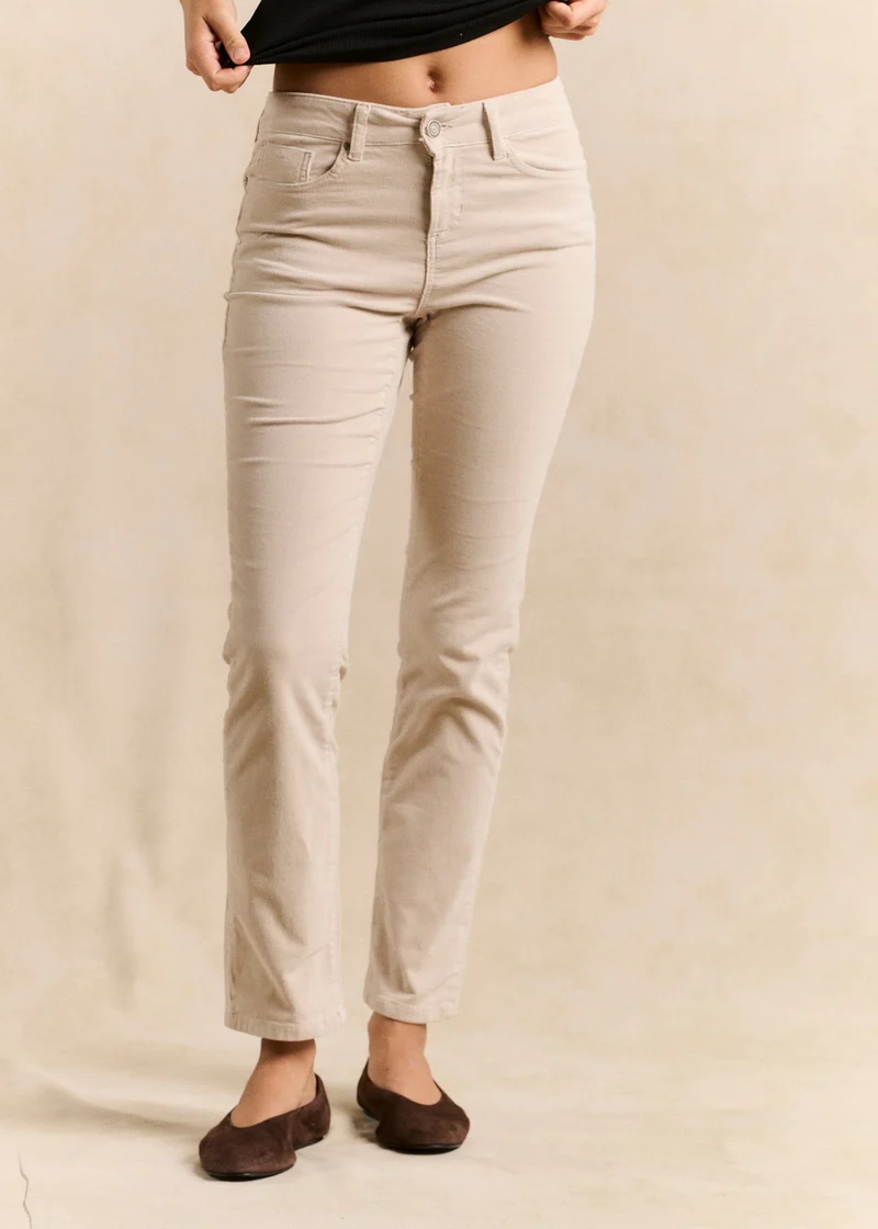 Pantalon en velours