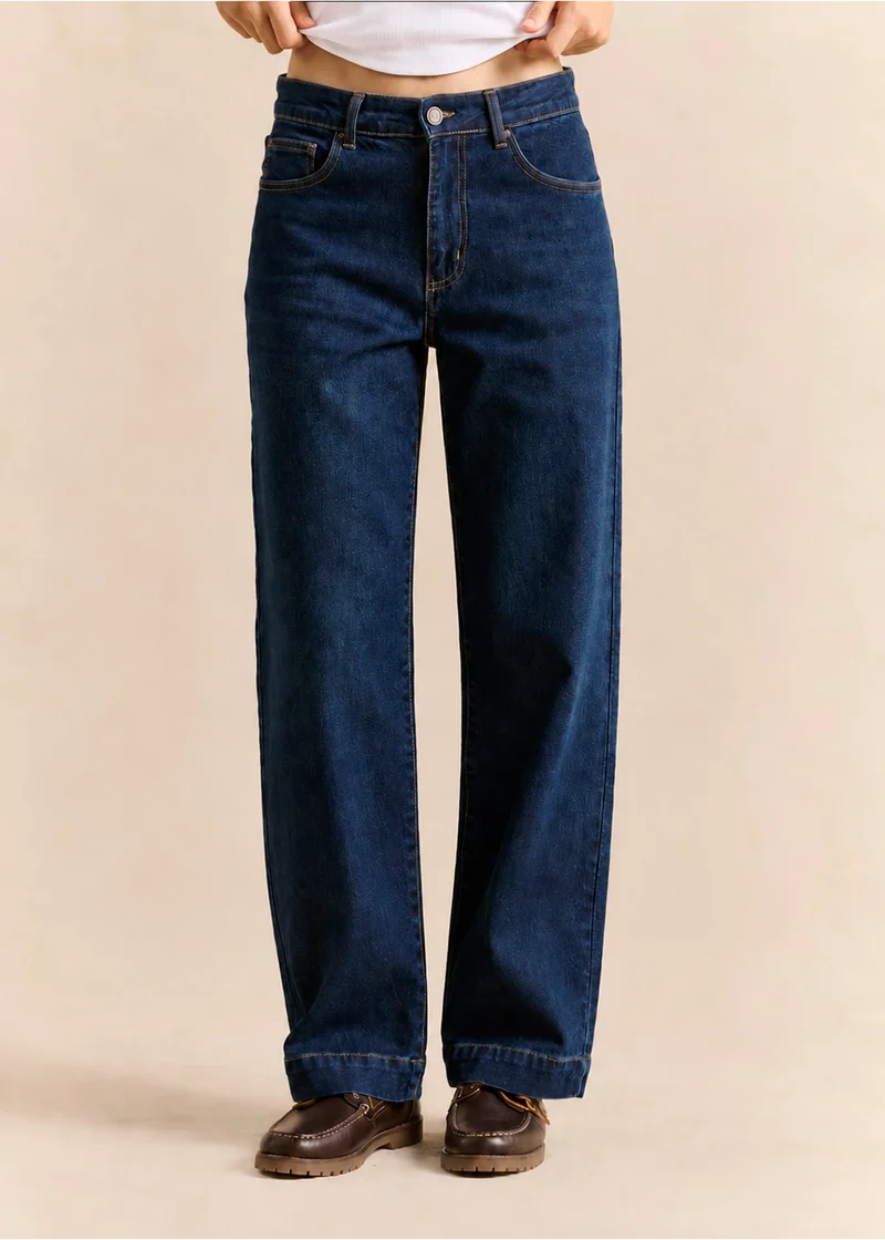 Jean boyfriend taille basse