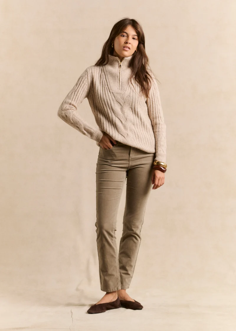 Pantalon en velours