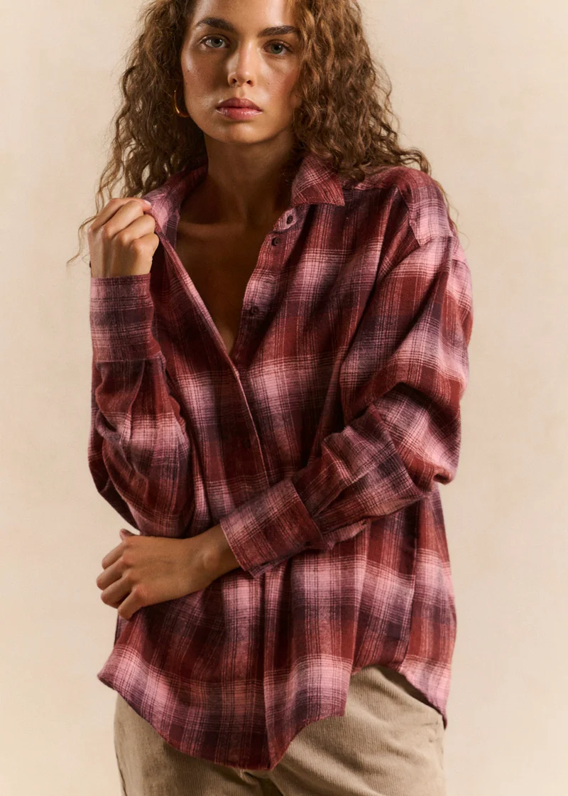 Chemise à carreaux
