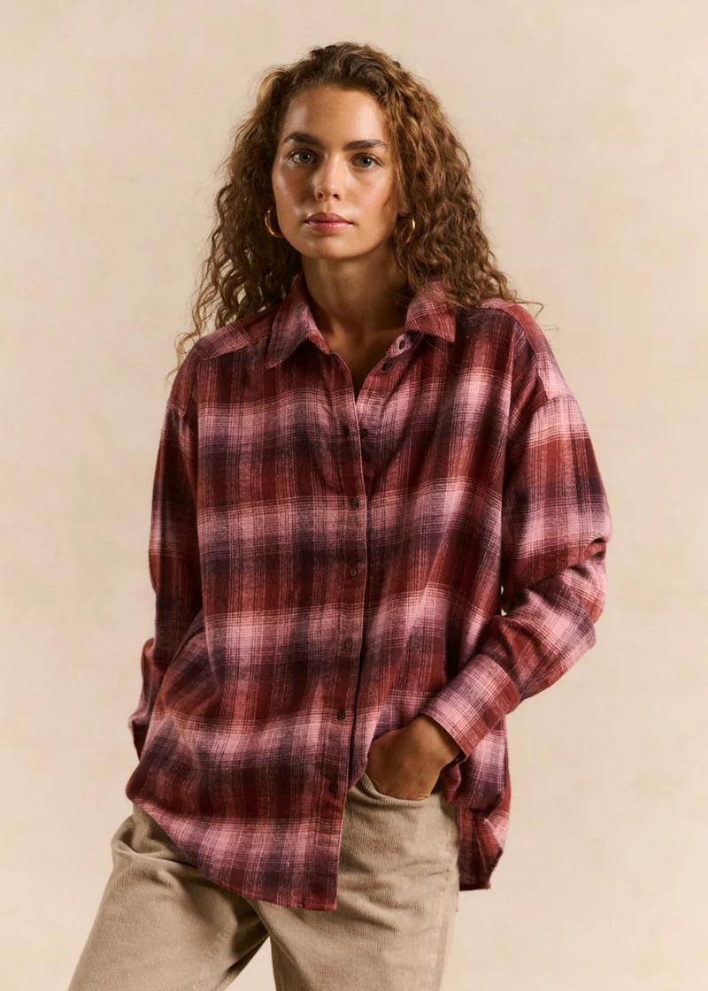 Chemise à carreaux