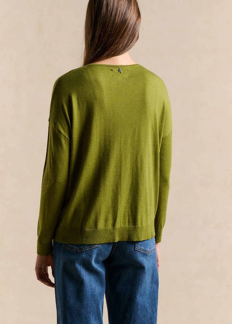 Pull col bateau oversize