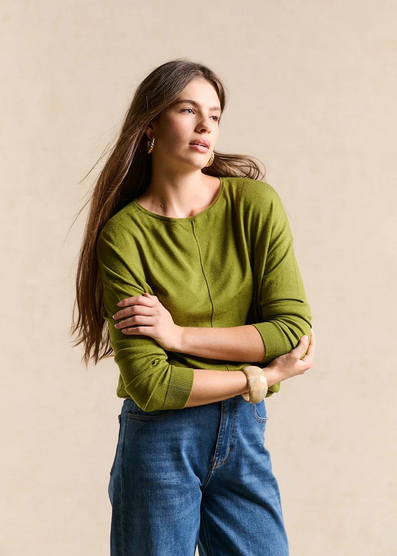 Pull col bateau oversize