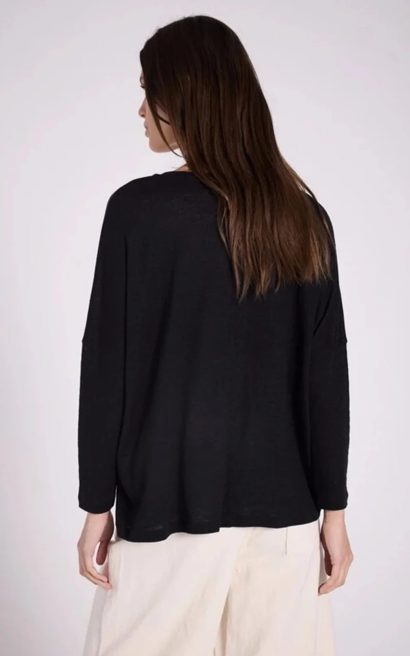 T-shirt manches longues noir