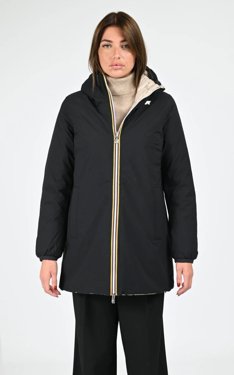 Parka Sophie Thermo réversible noir