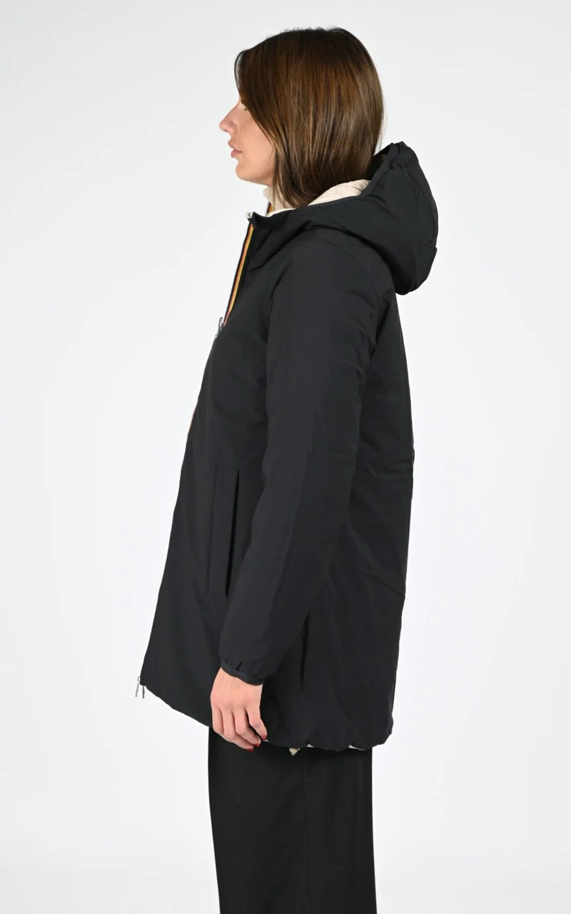 Parka Sophie Thermo réversible noir