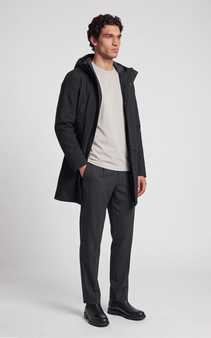 Parka Jarno Twill Marmotta noir