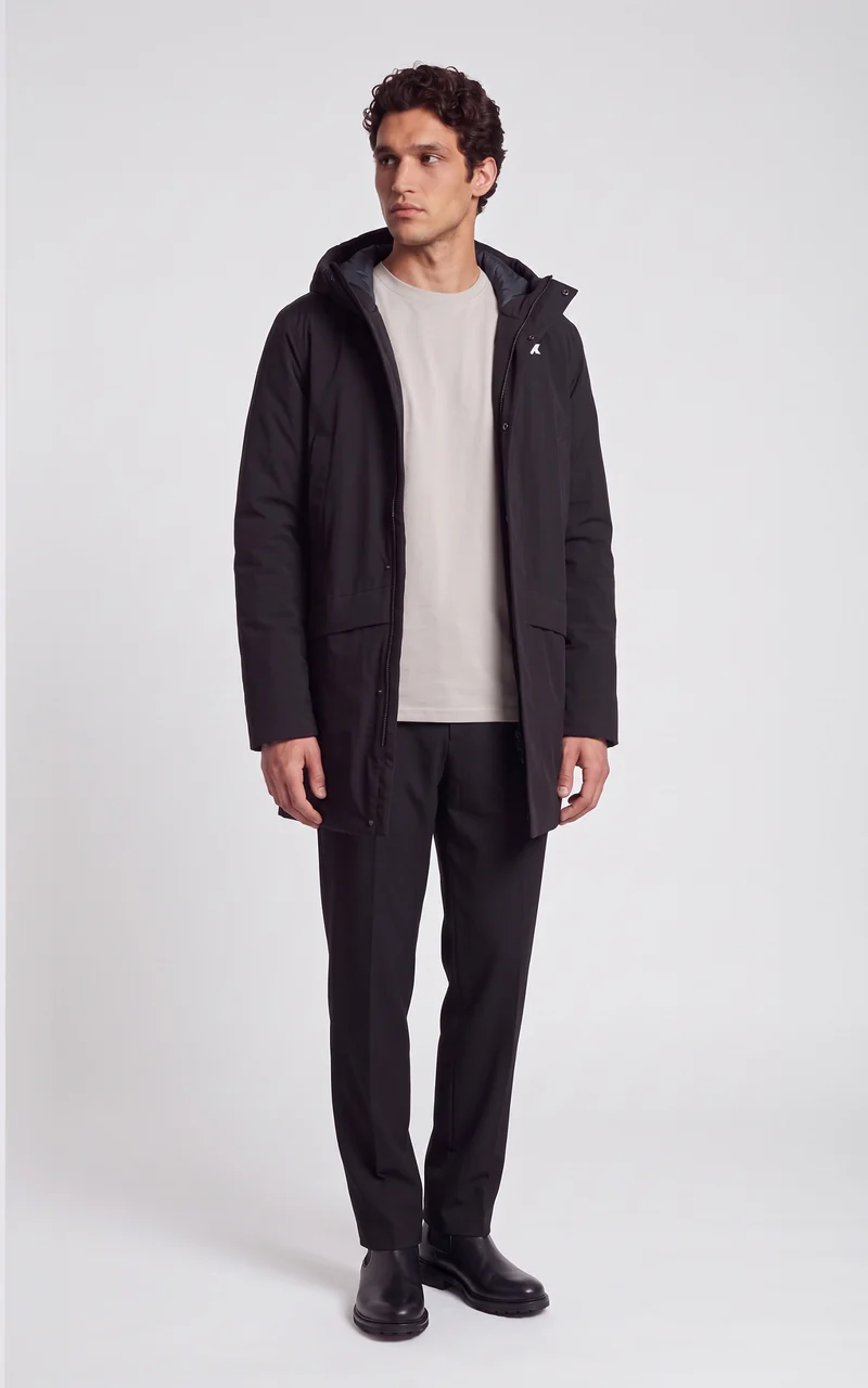 Parka Jarno Twill Marmotta noir