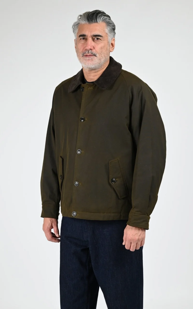 Veste Deck cirée vert