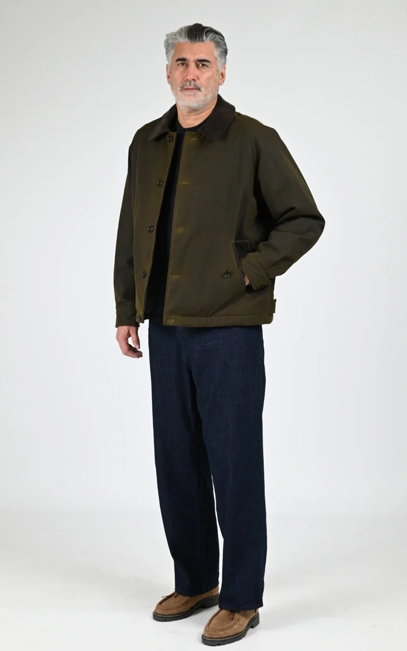 Veste Deck cirée vert