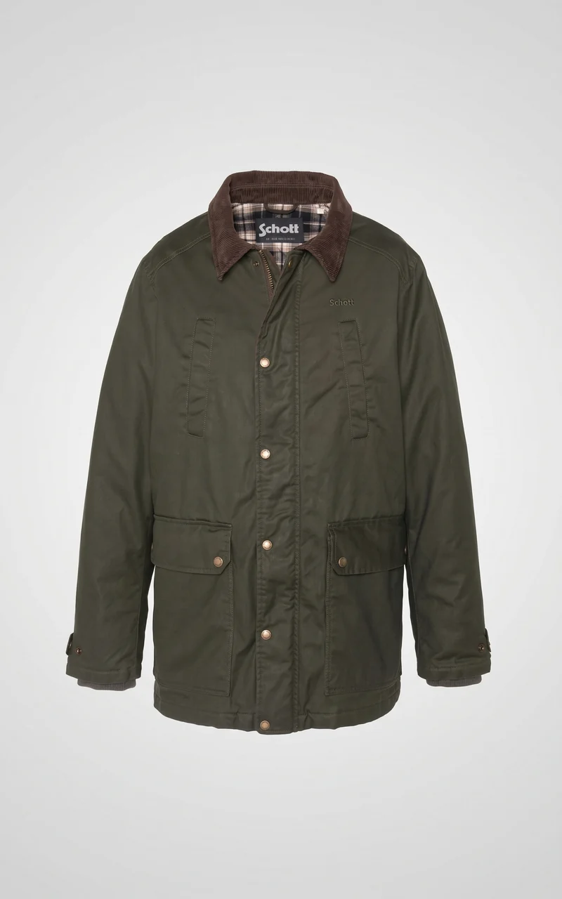 Veste cirée Beckley kaki