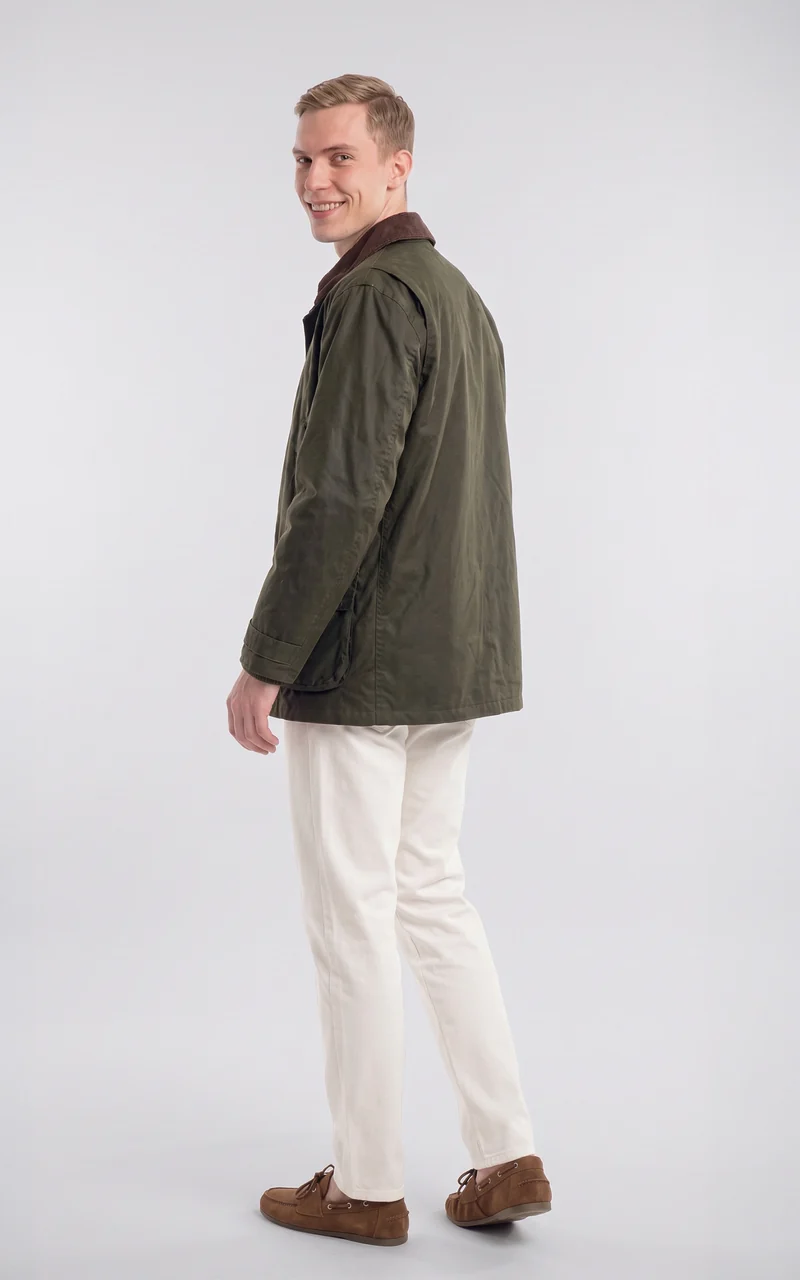 Veste cirée Beckley kaki