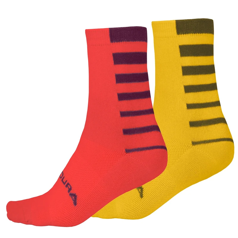Coolmax Stripe Socks (Twin Pack)