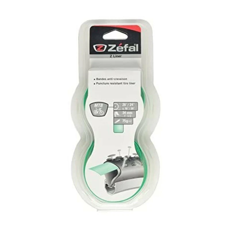 Protecteur anti-crevaison zéfal, Largeur de 27 mm, vert