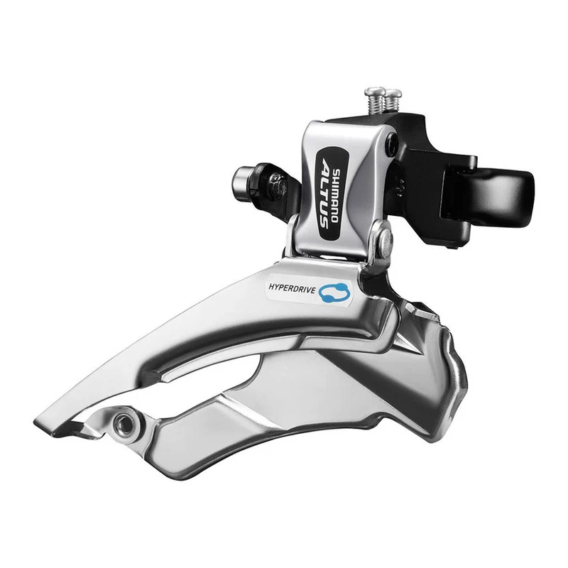 Dérailleur avant Shimano Altus FD-M313 down swing dual pull pour 7/8 vitesses collet 34.9mm avec adaptateur 31.8mm et 28.6mm