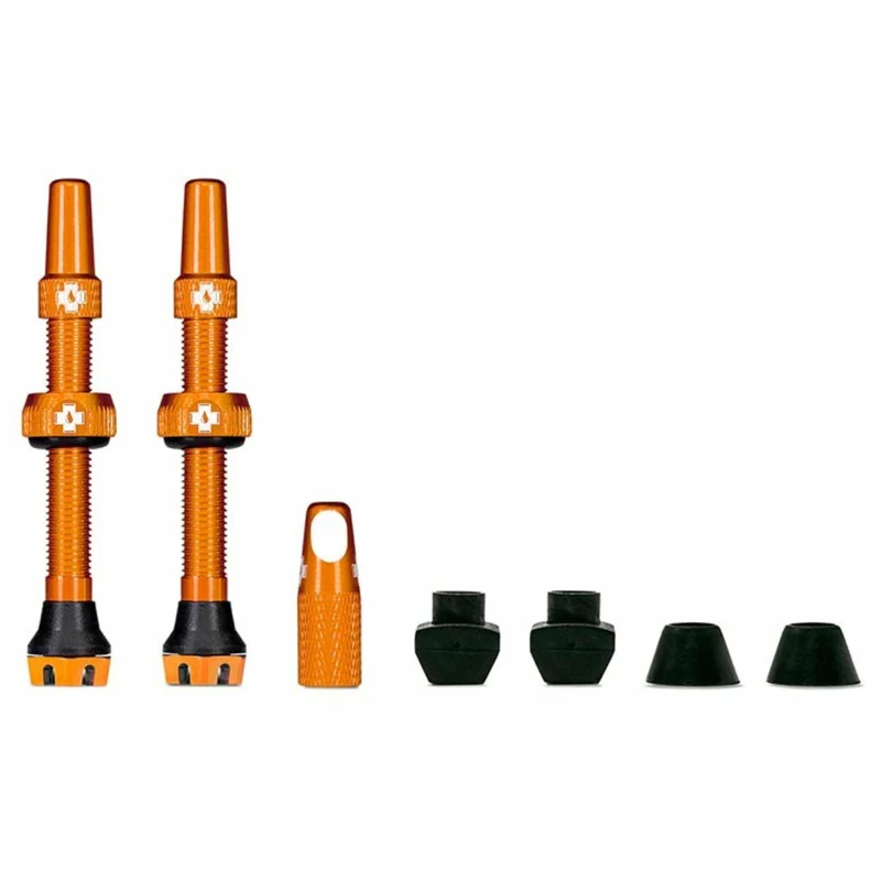 Valves tubeless Muc-Off V2 presta 44mm Orange