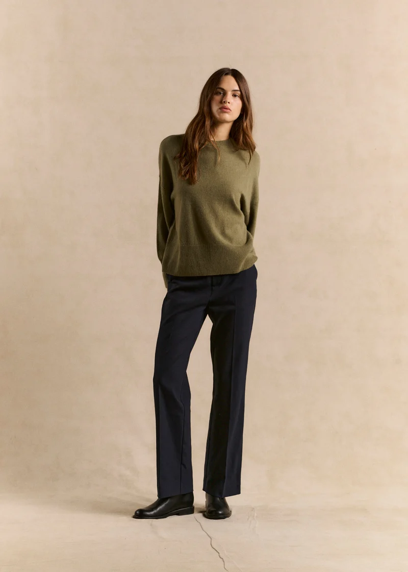 Pantalon tailleur droit