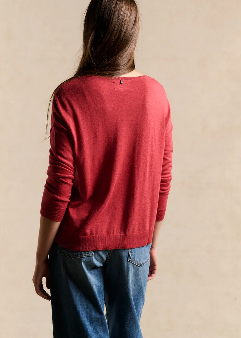 Pull col bateau oversize