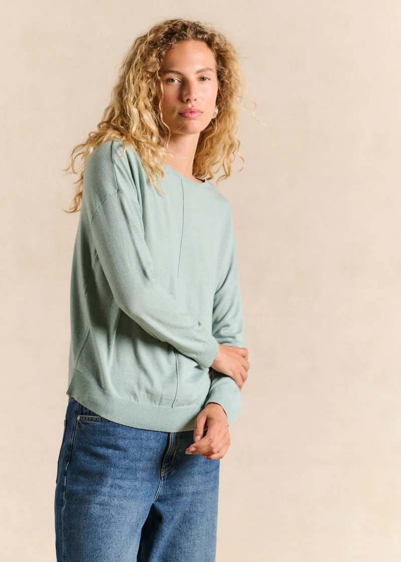 Pull col bateau oversize