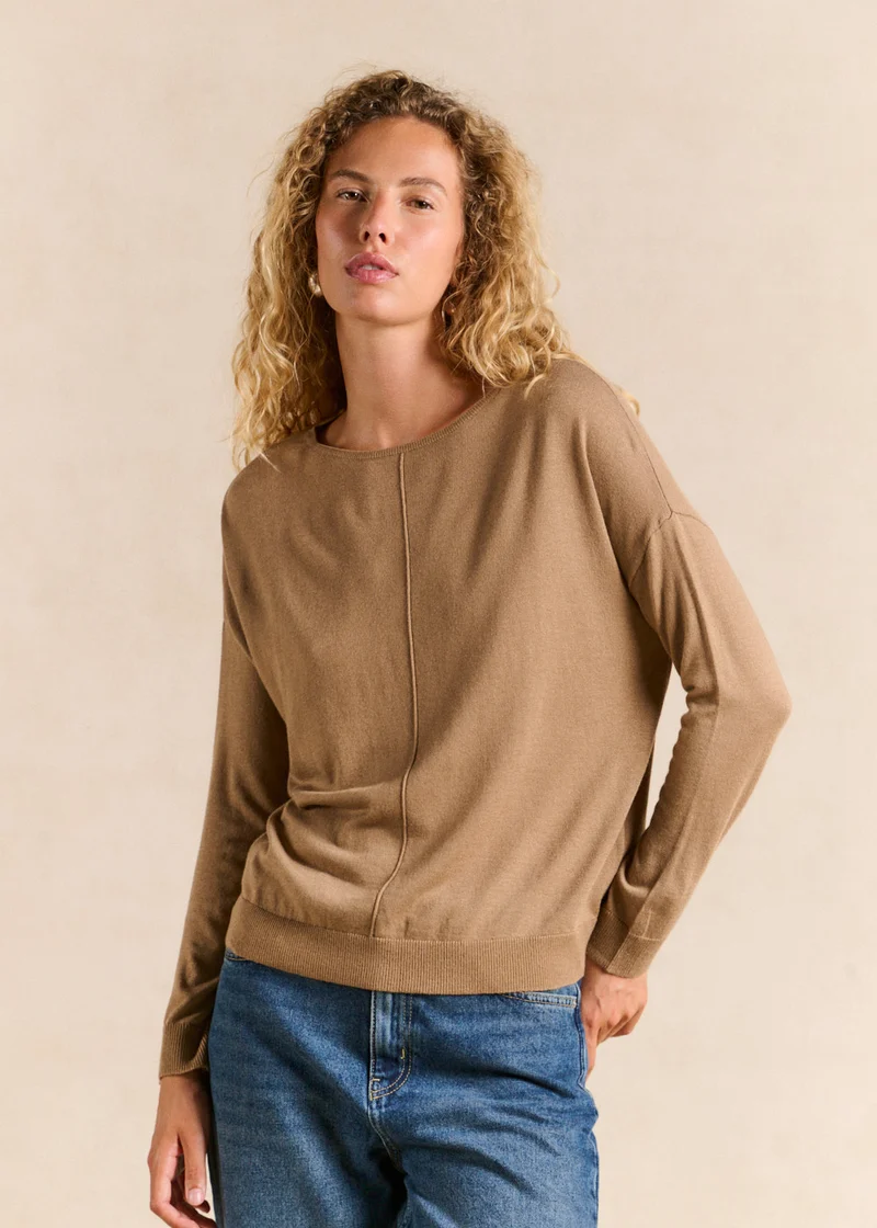 Pull col bateau oversize