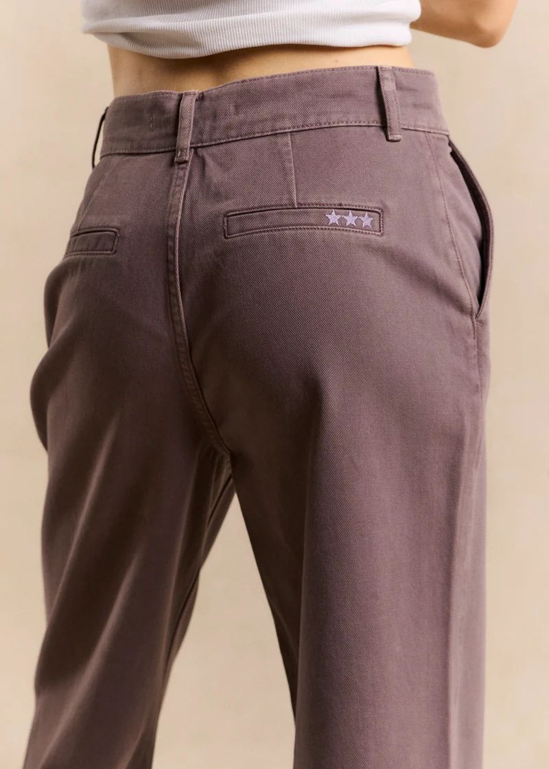 Pantalon droit en coton