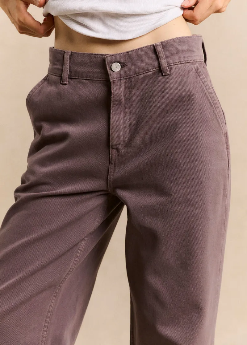 Pantalon droit en coton