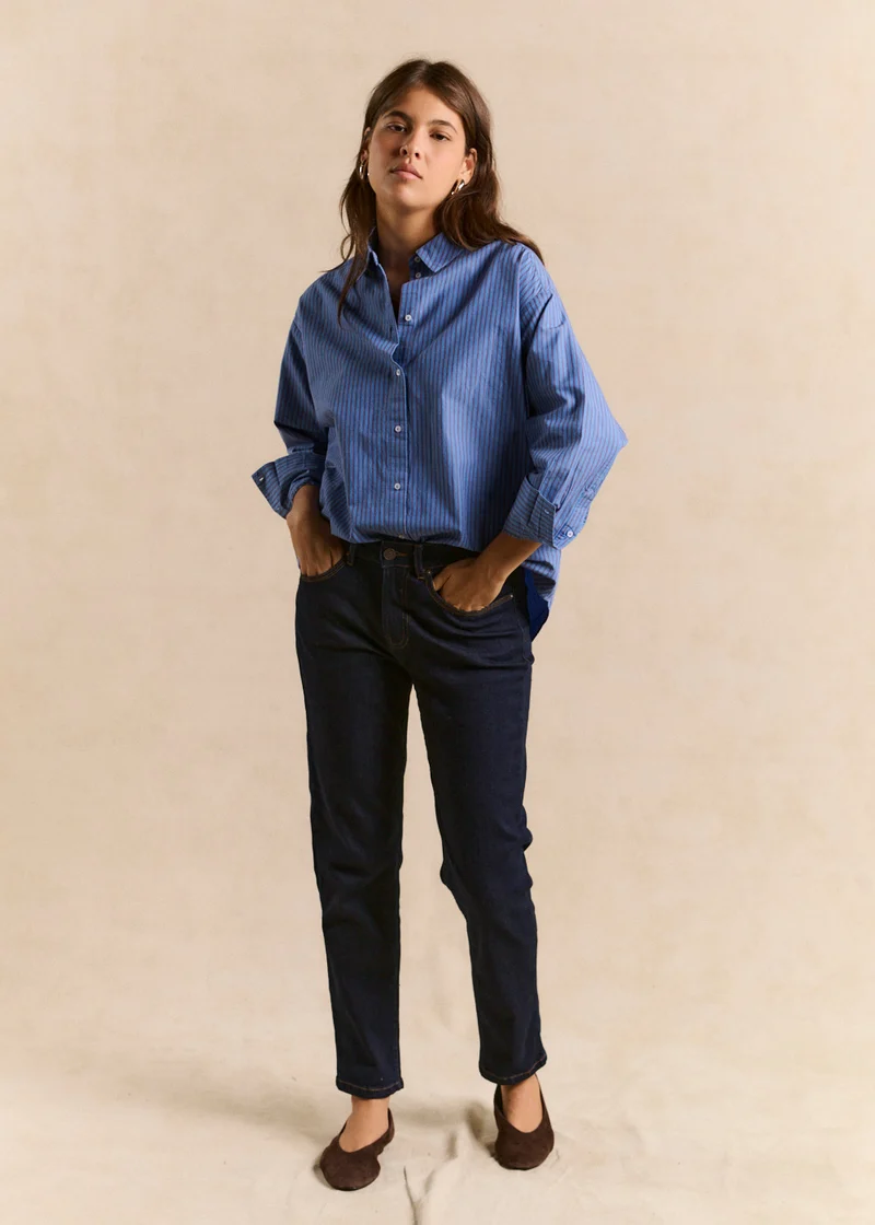 Jean boyfriend à cinq poches