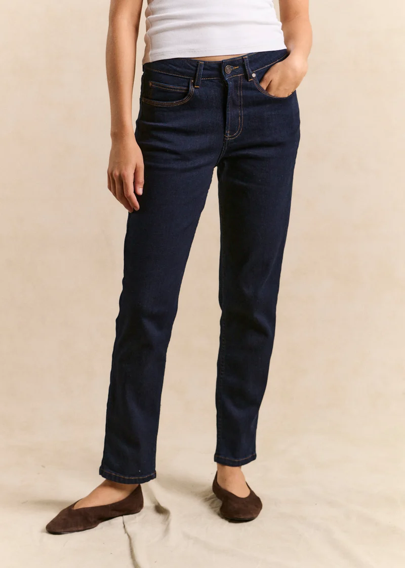 Jean boyfriend à cinq poches