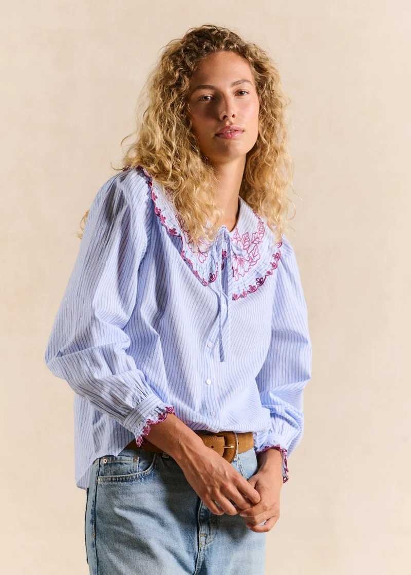 Chemise col claudine