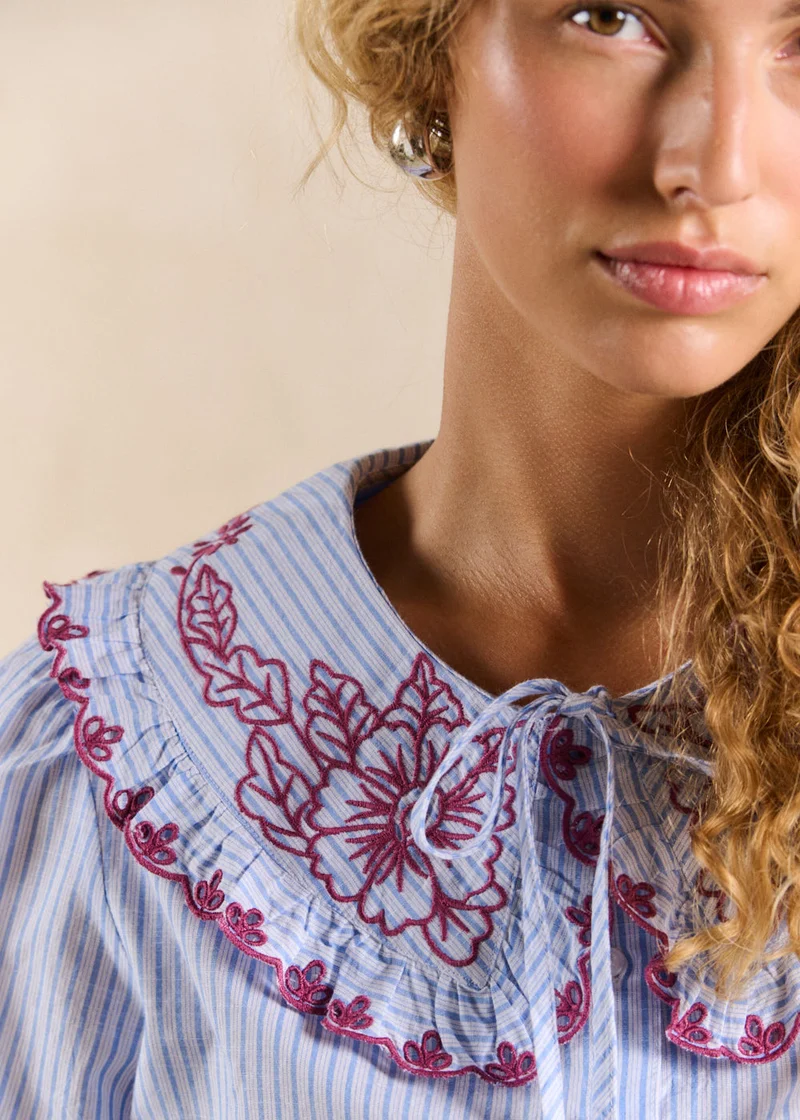 Chemise col claudine