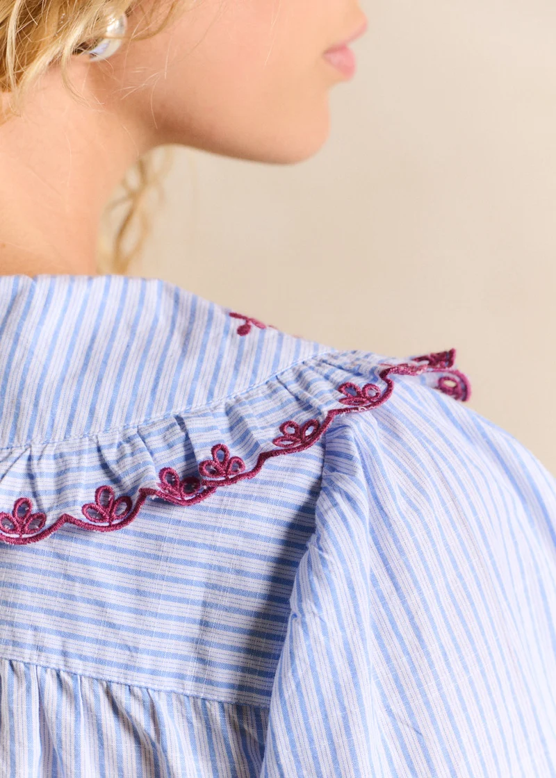 Chemise col claudine
