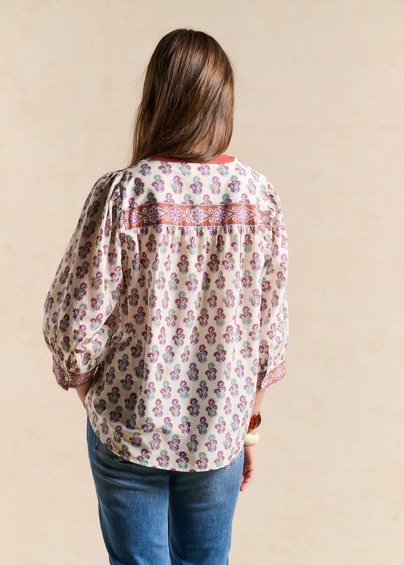 Blouse imprimé indien