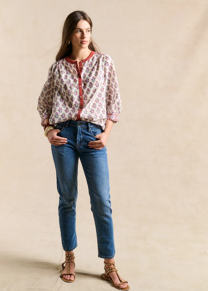 Blouse imprimé indien