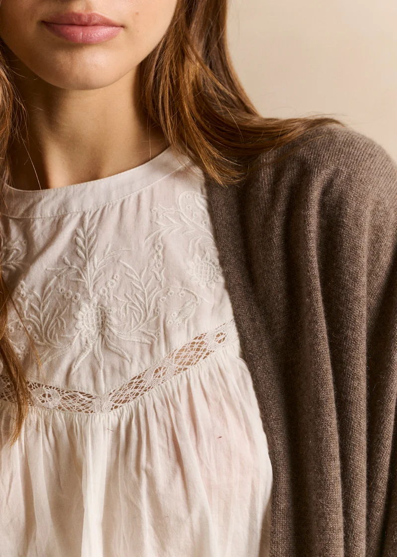 Cardigan oversize en cachemire