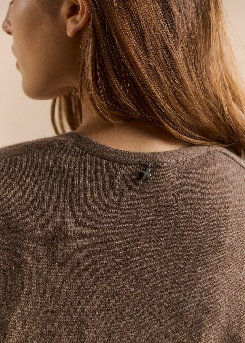 Cardigan oversize en cachemire
