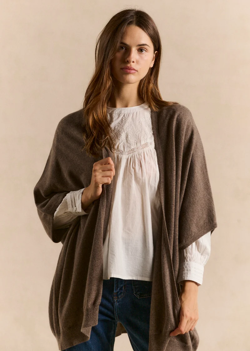 Cardigan oversize en cachemire