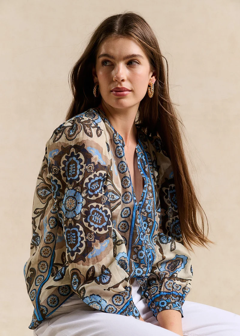 Chemise imprimé floral