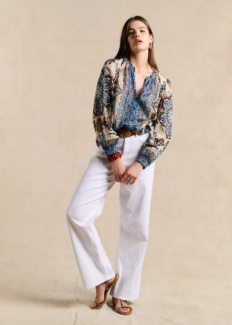 Chemise imprimé floral