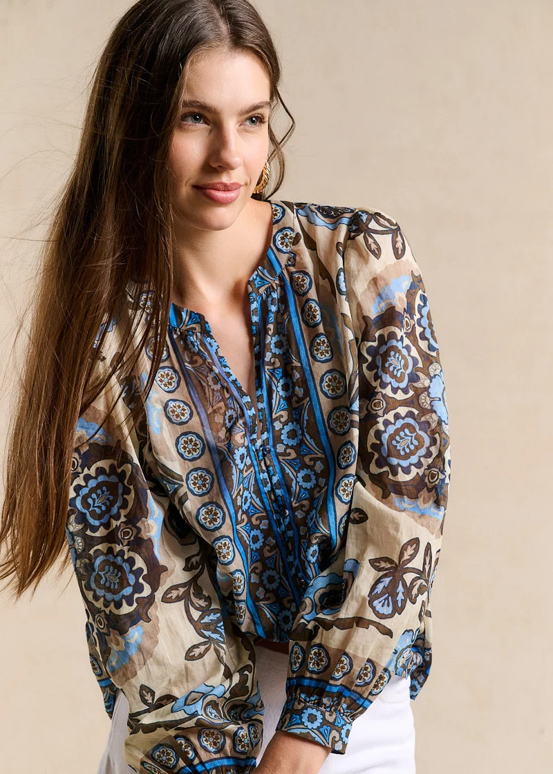 Chemise imprimé floral