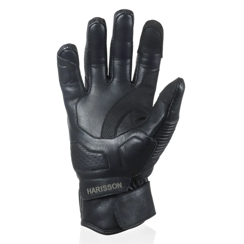 Gants moto cuir été homme Harisson WOLF CE