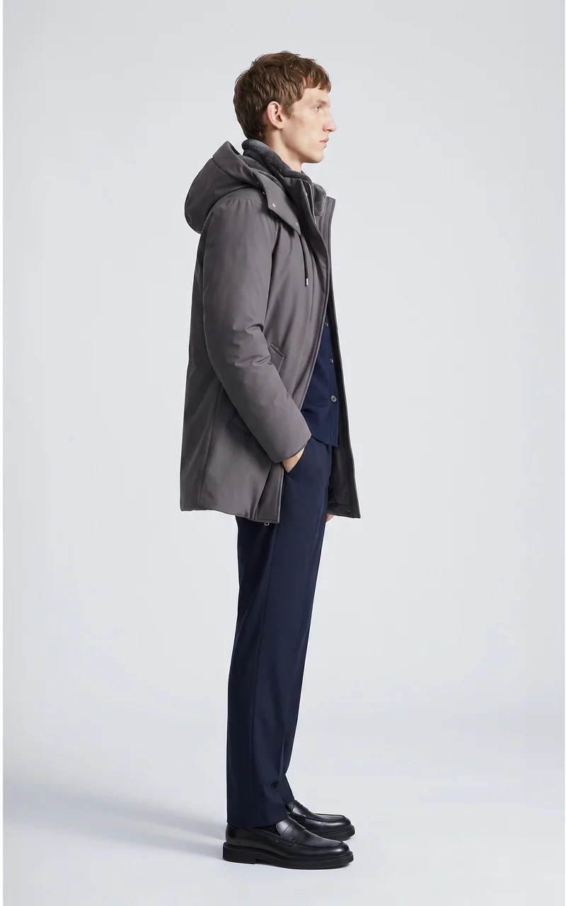 Parka mi-longue 2 en 1 Sullivan gris
