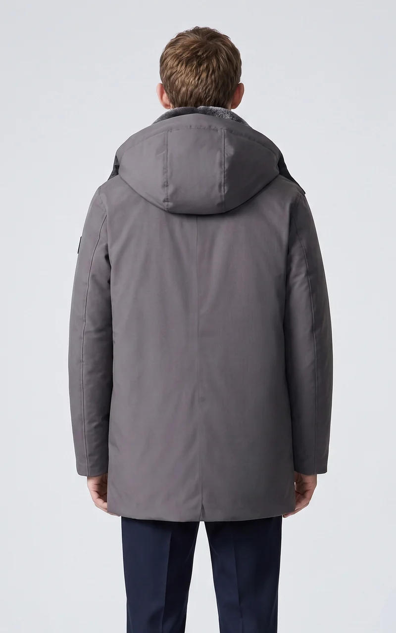 Parka mi-longue 2 en 1 Sullivan gris