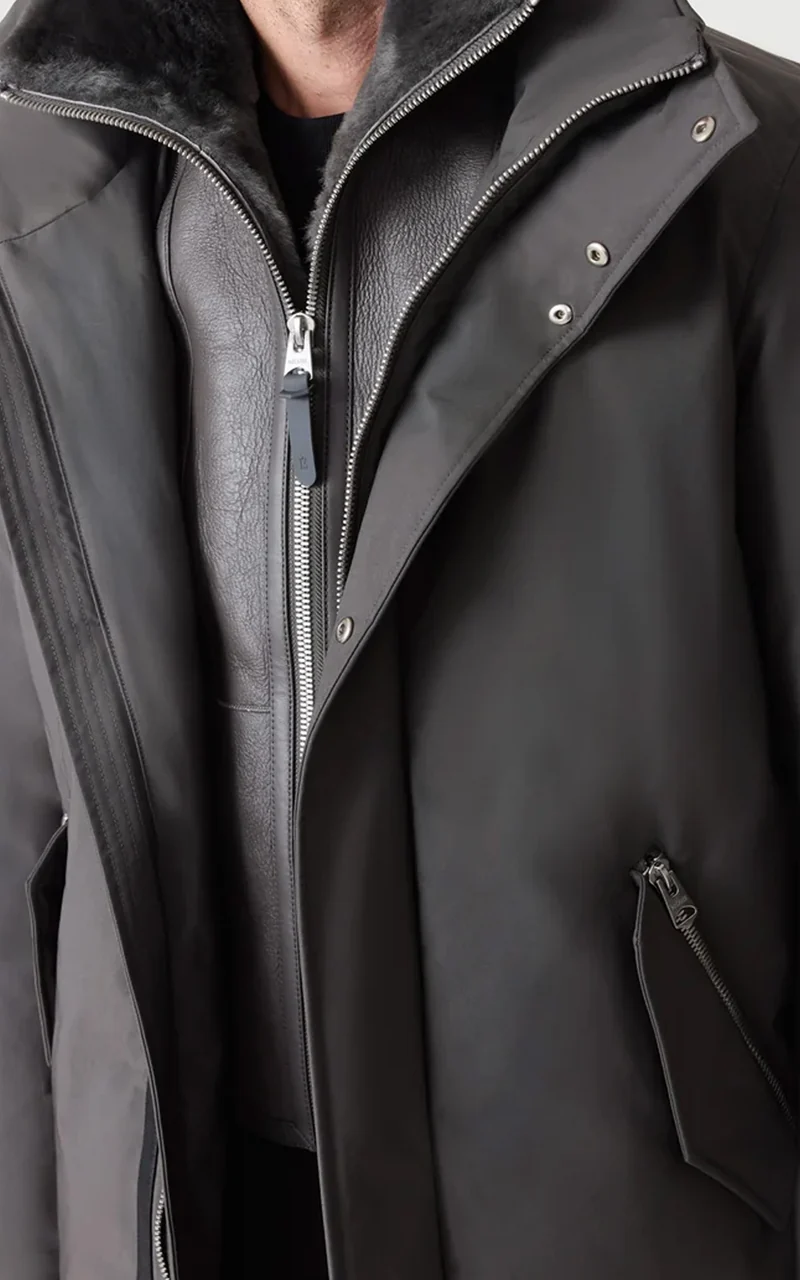 Parka mi-longue 2 en 1 Sullivan gris