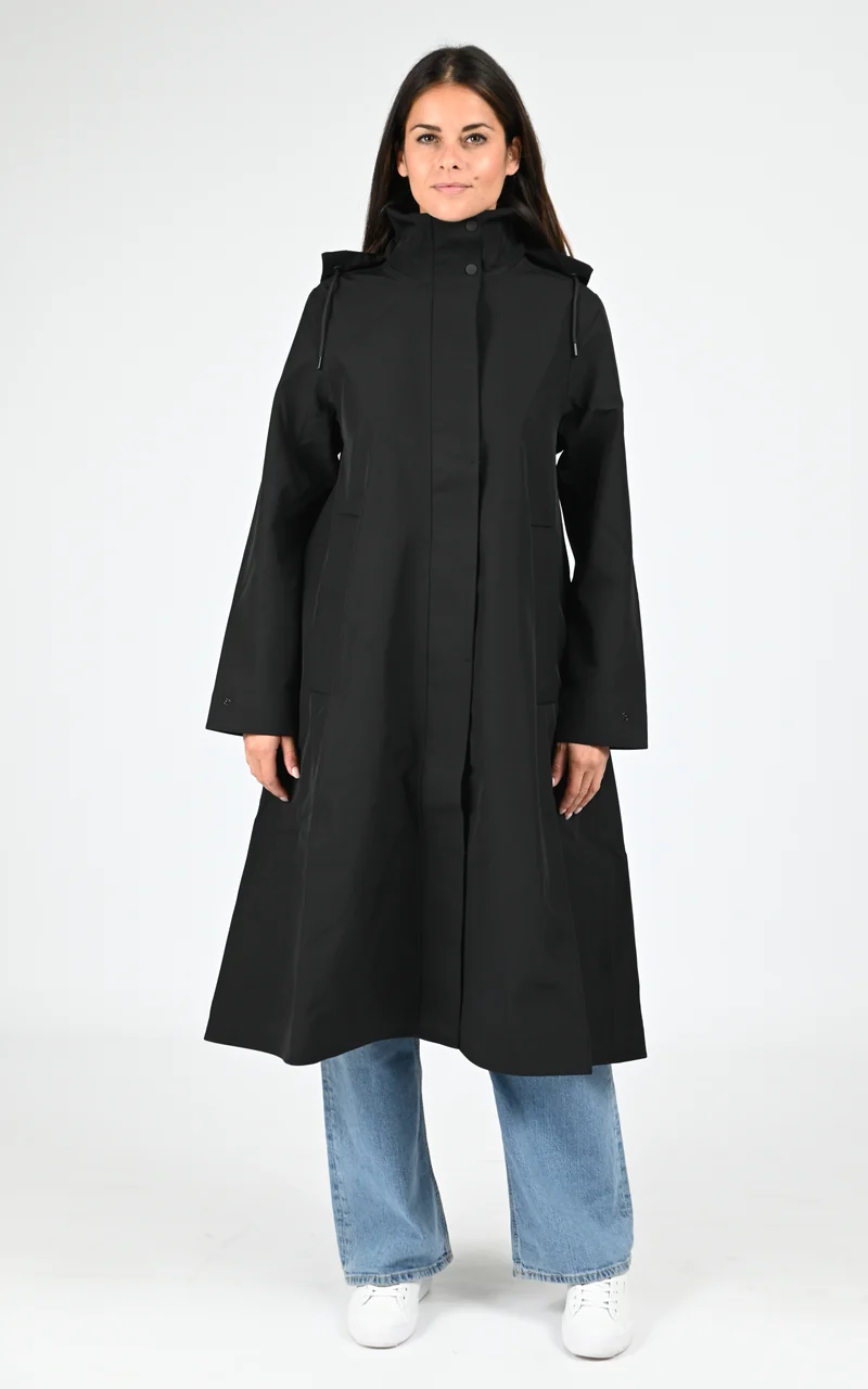 Parka longue noir