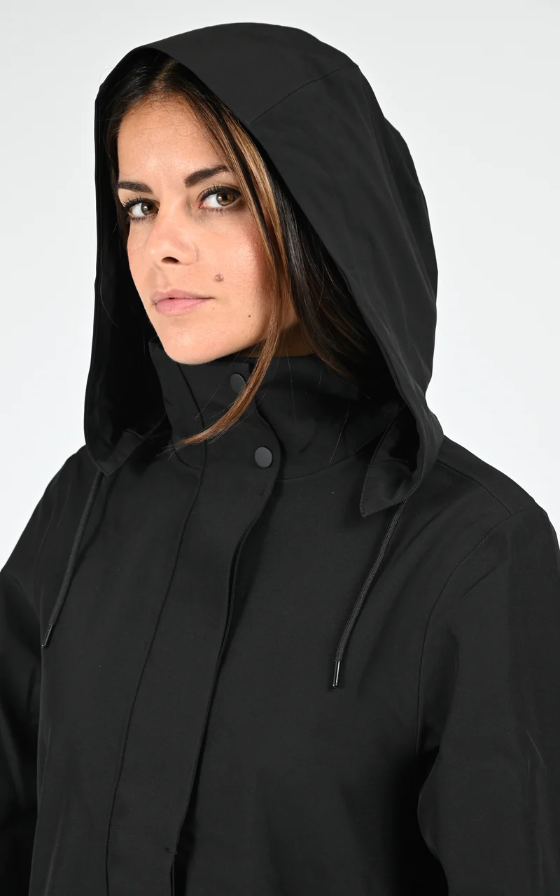 Parka longue noir
