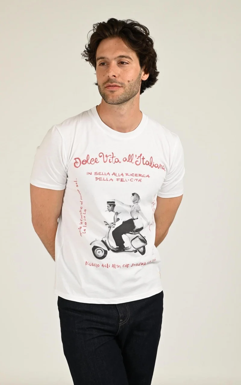 T-shirt imprimé Blawy blanc
