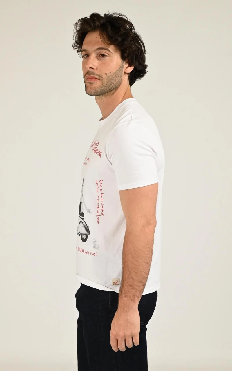 T-shirt imprimé Blawy blanc